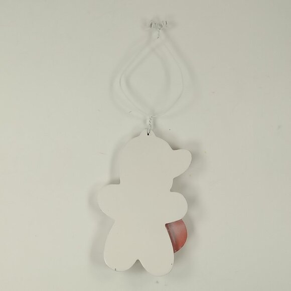 Basketball Sports Snowman Country Christmas Crafty Wooden 4" Holiday Ornament - Picture 2 of 7